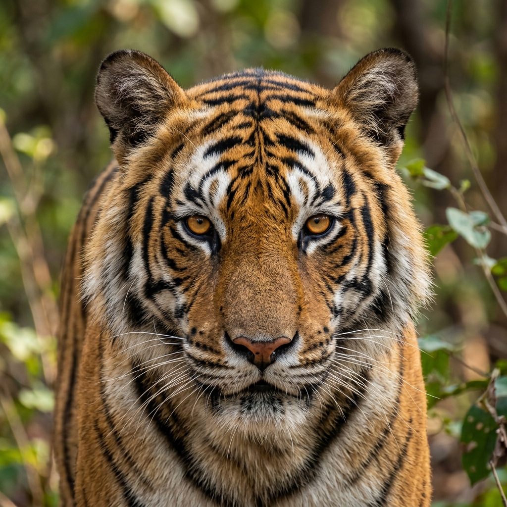 Majestic tiger portrait