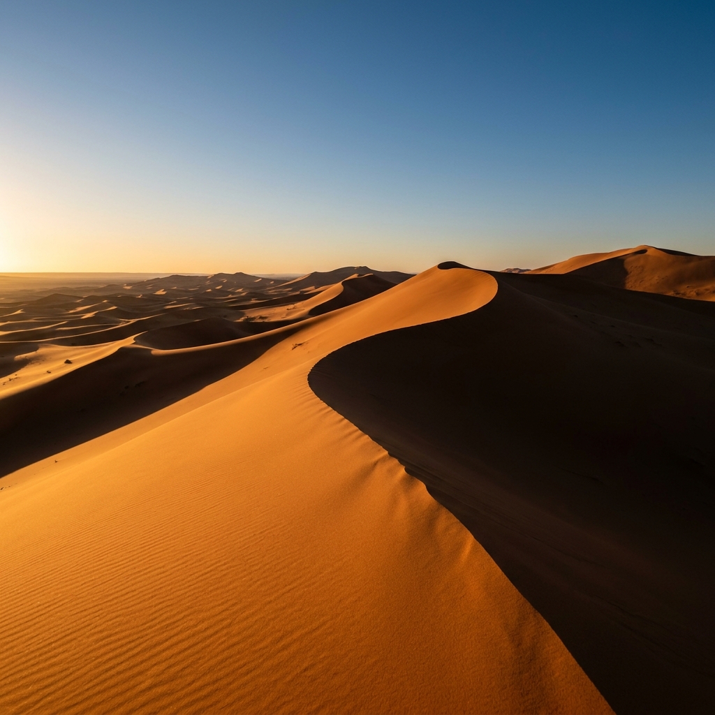 Golden sand dunes